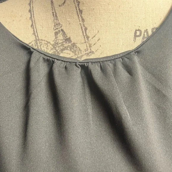 Black Dress with Mock Neck & Bell Sleeves! - Picture 7 of 15